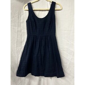 Vineyard Vines Size 2 Woman’s Navy dress cotton.